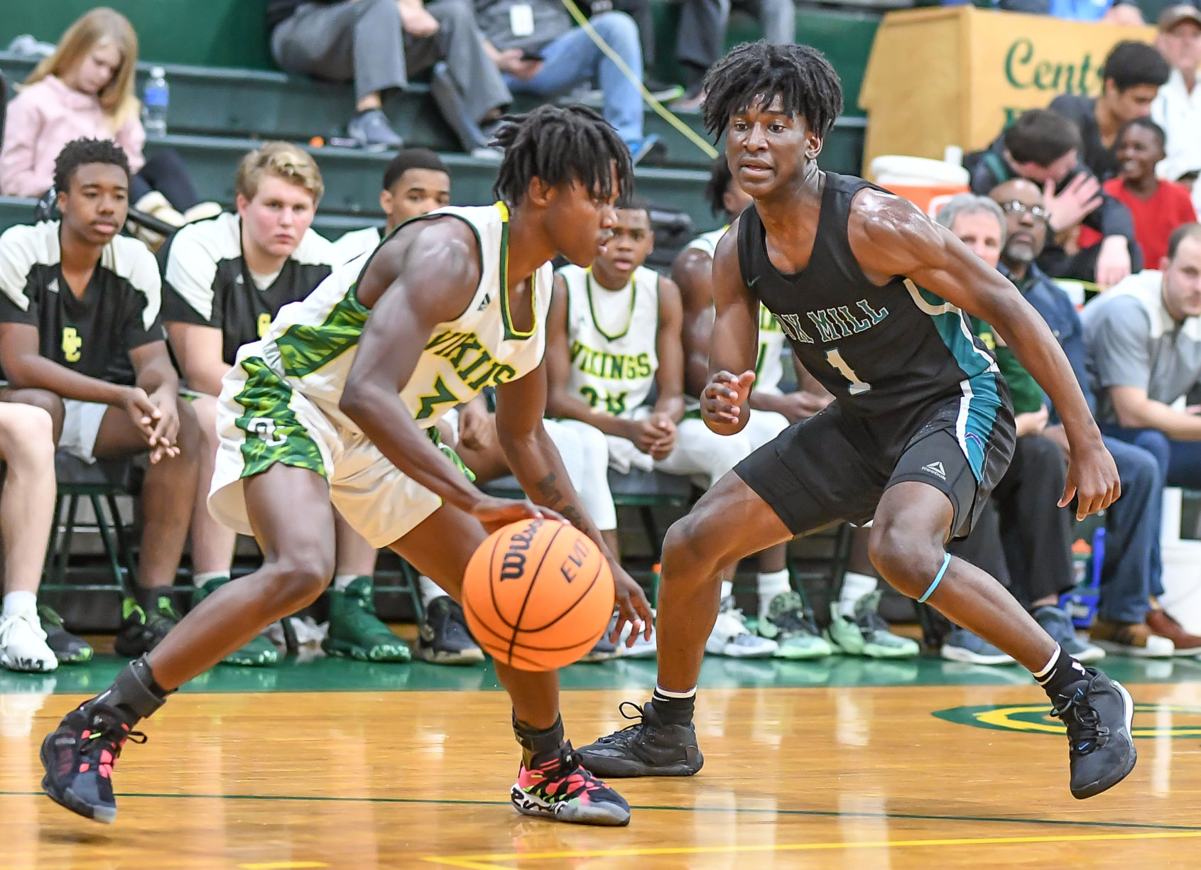 Friday night high school basketball action